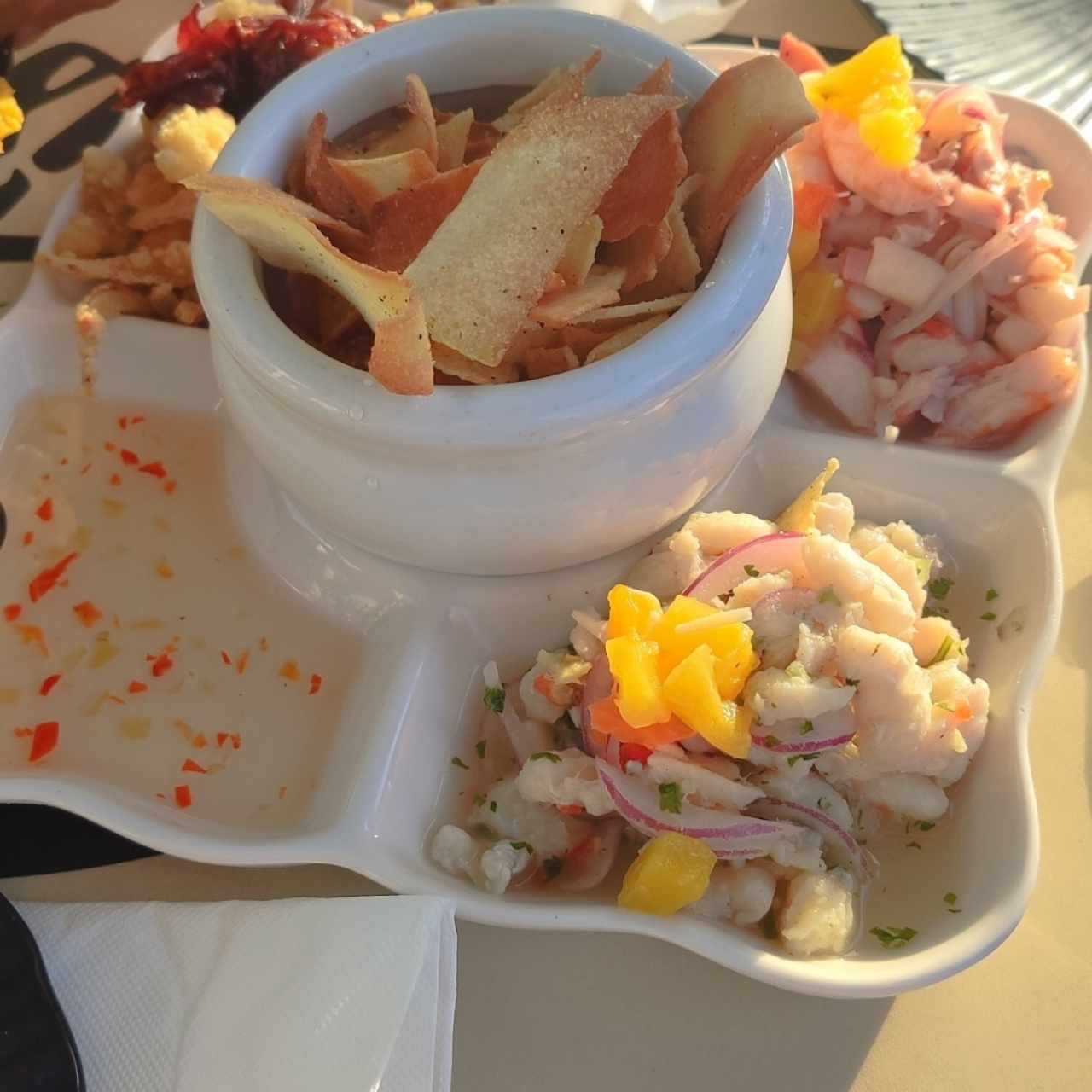 Entradas - Trío de ceviches