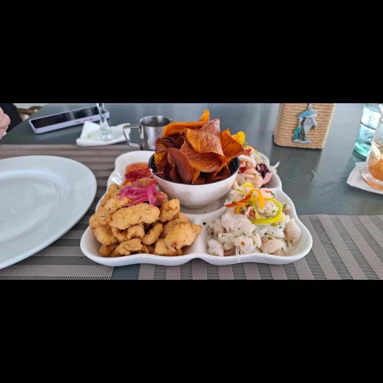 Trío de ceviches