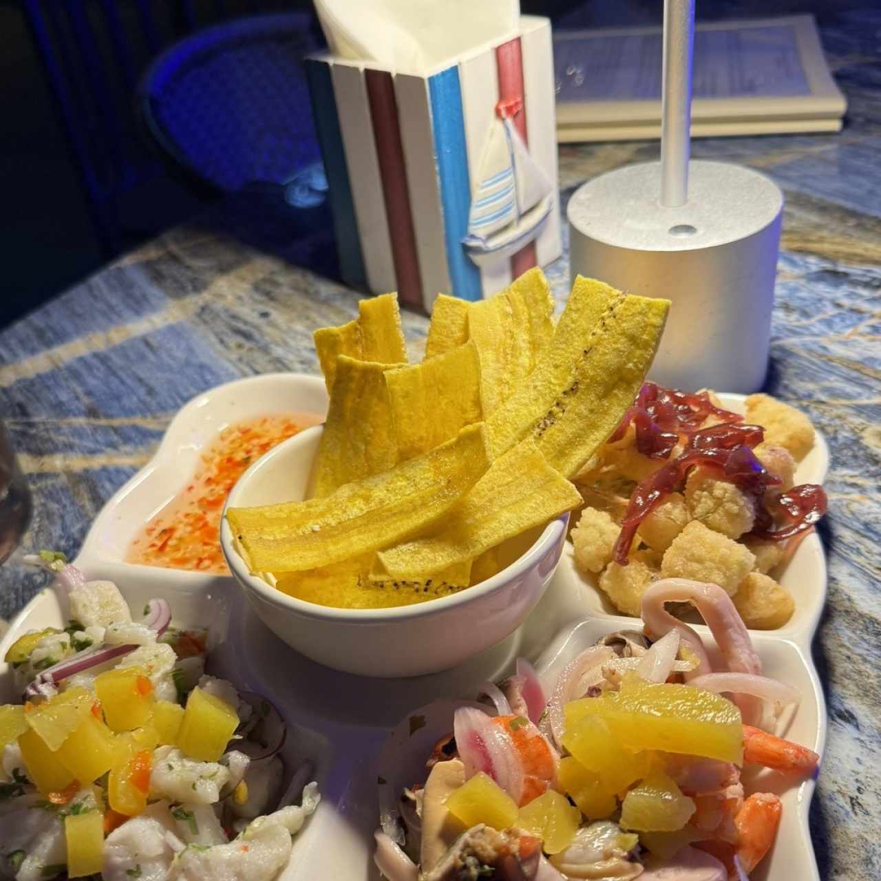 Entradas - Trío de ceviches