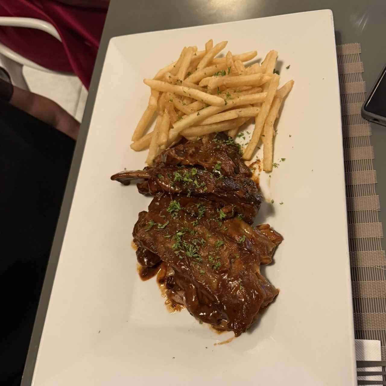 Costillas Saint Louis en BBQ