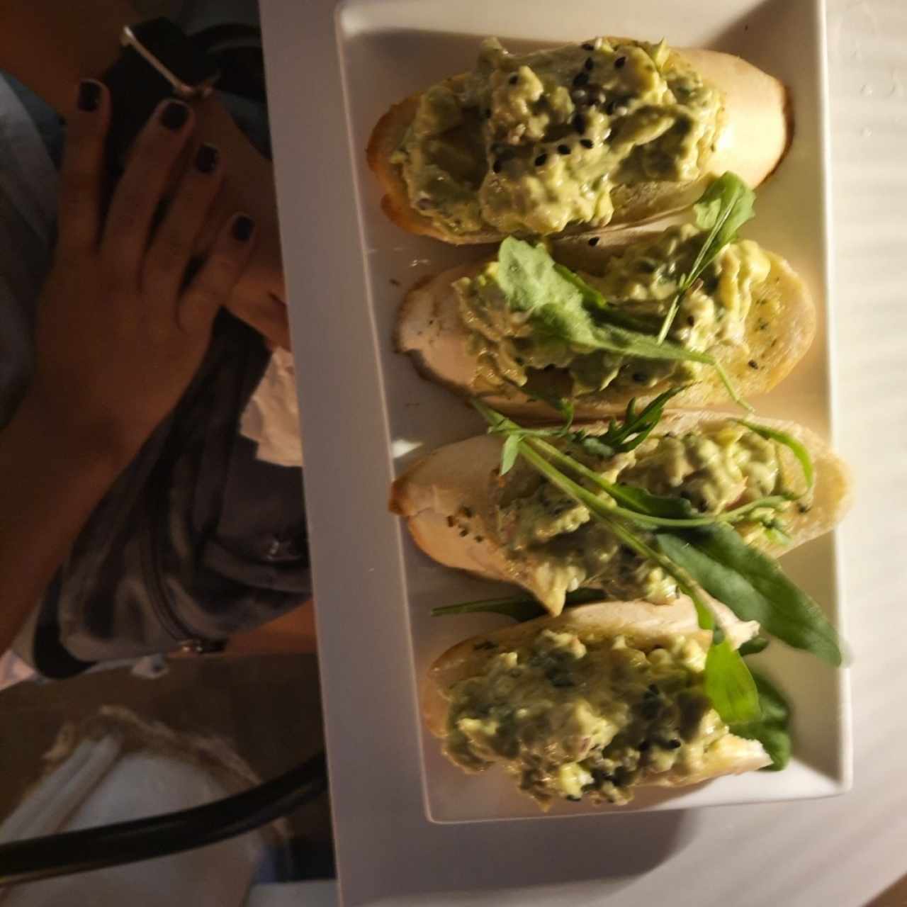 Entradas - Bruschetta del mar