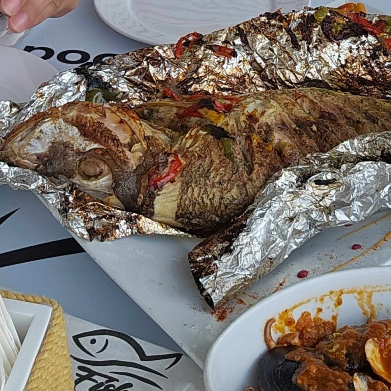 Pesca del día al horno