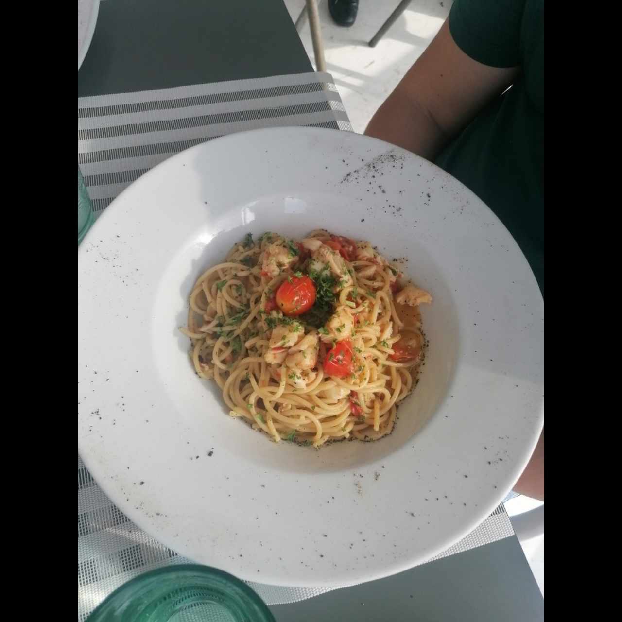 Pasta con langosta 