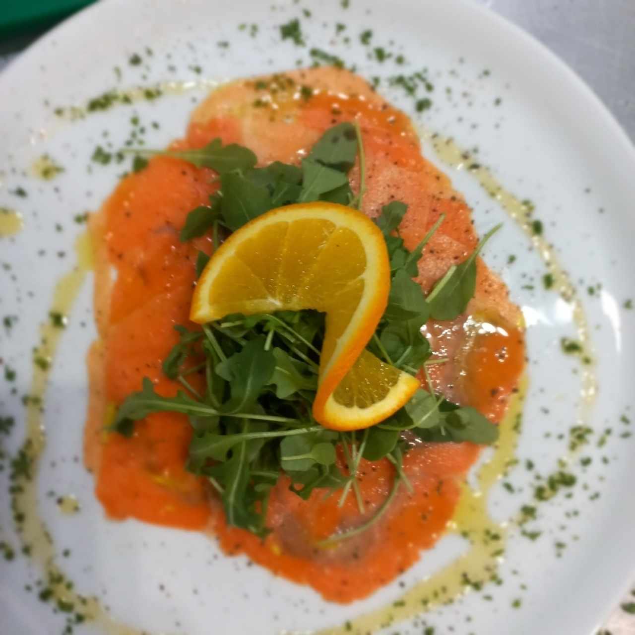 Antipasti - Carpaccio di Salmone