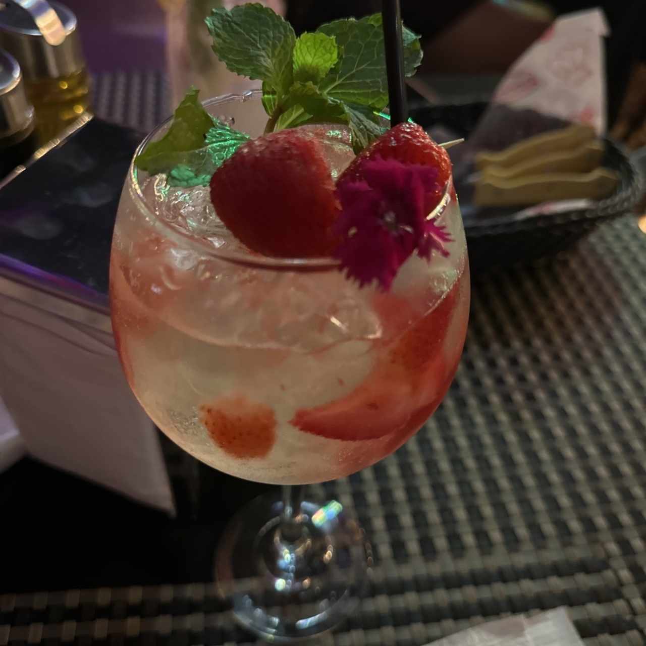 Gin con fresas