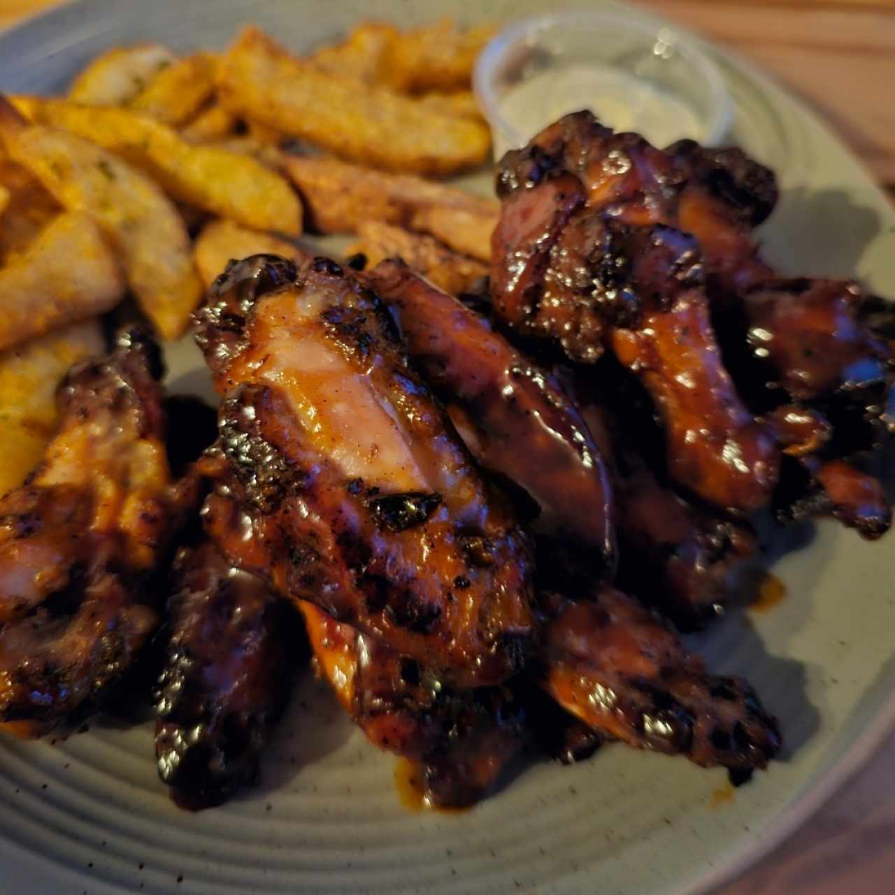 Alitas bbq