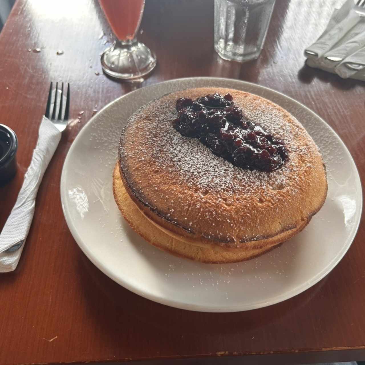 Pancakes de Frutos Rojos
