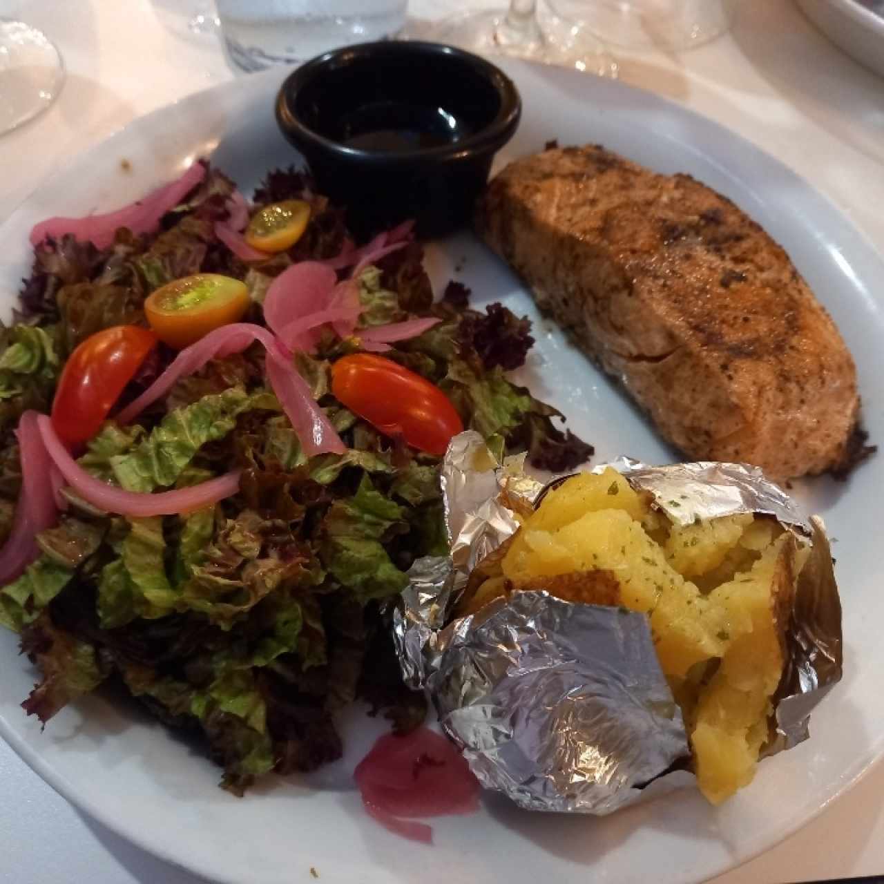 Salmón en Salsa Noisette