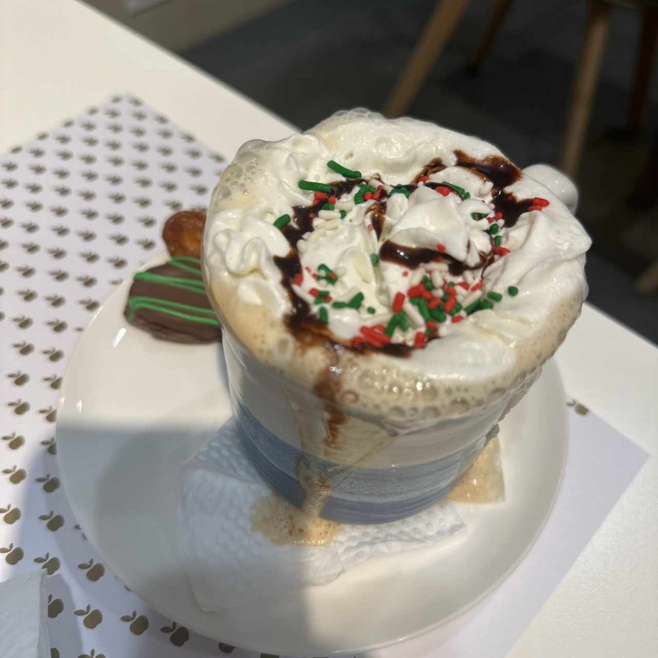 Capuchino navideño 
