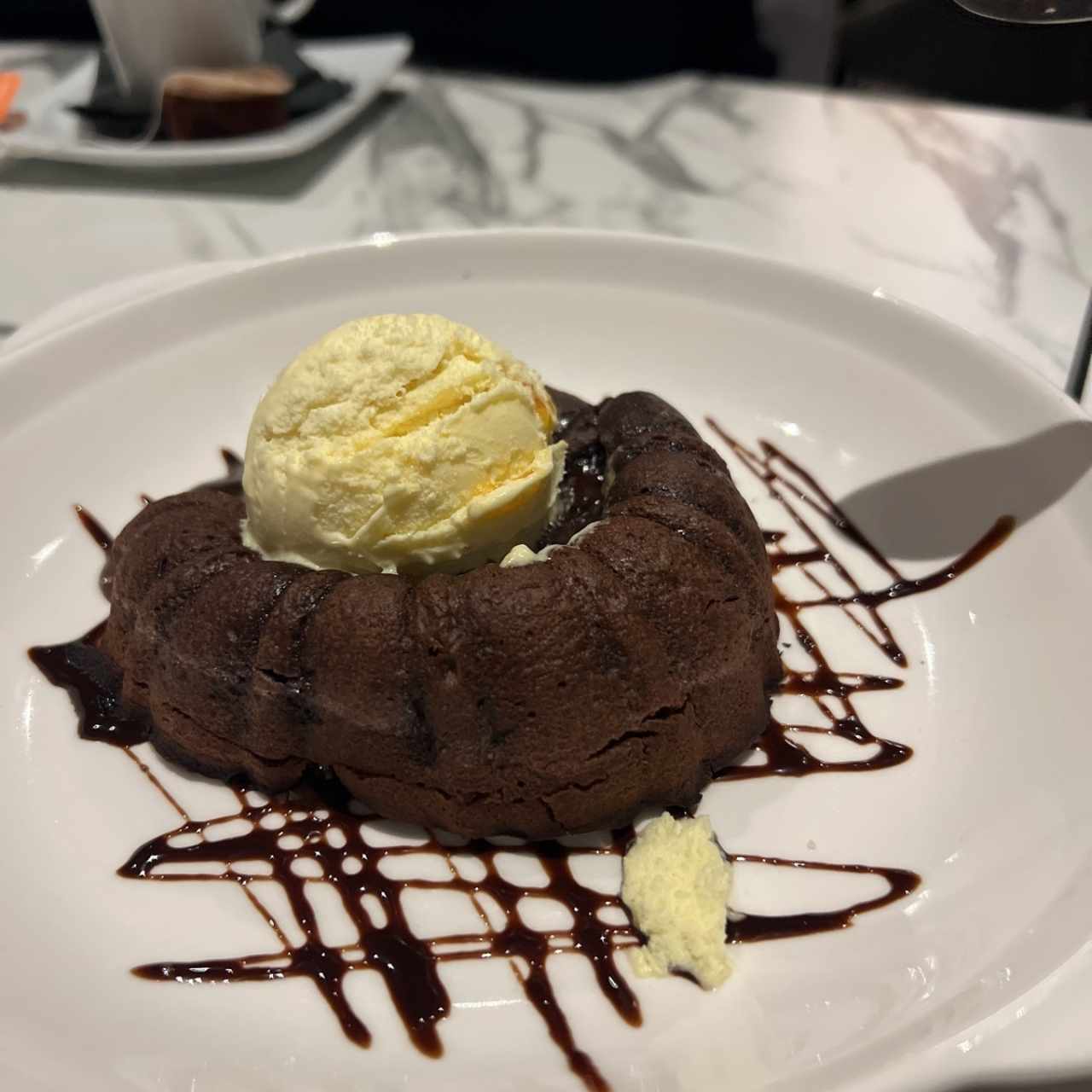 Postres - Volcán de chocolate