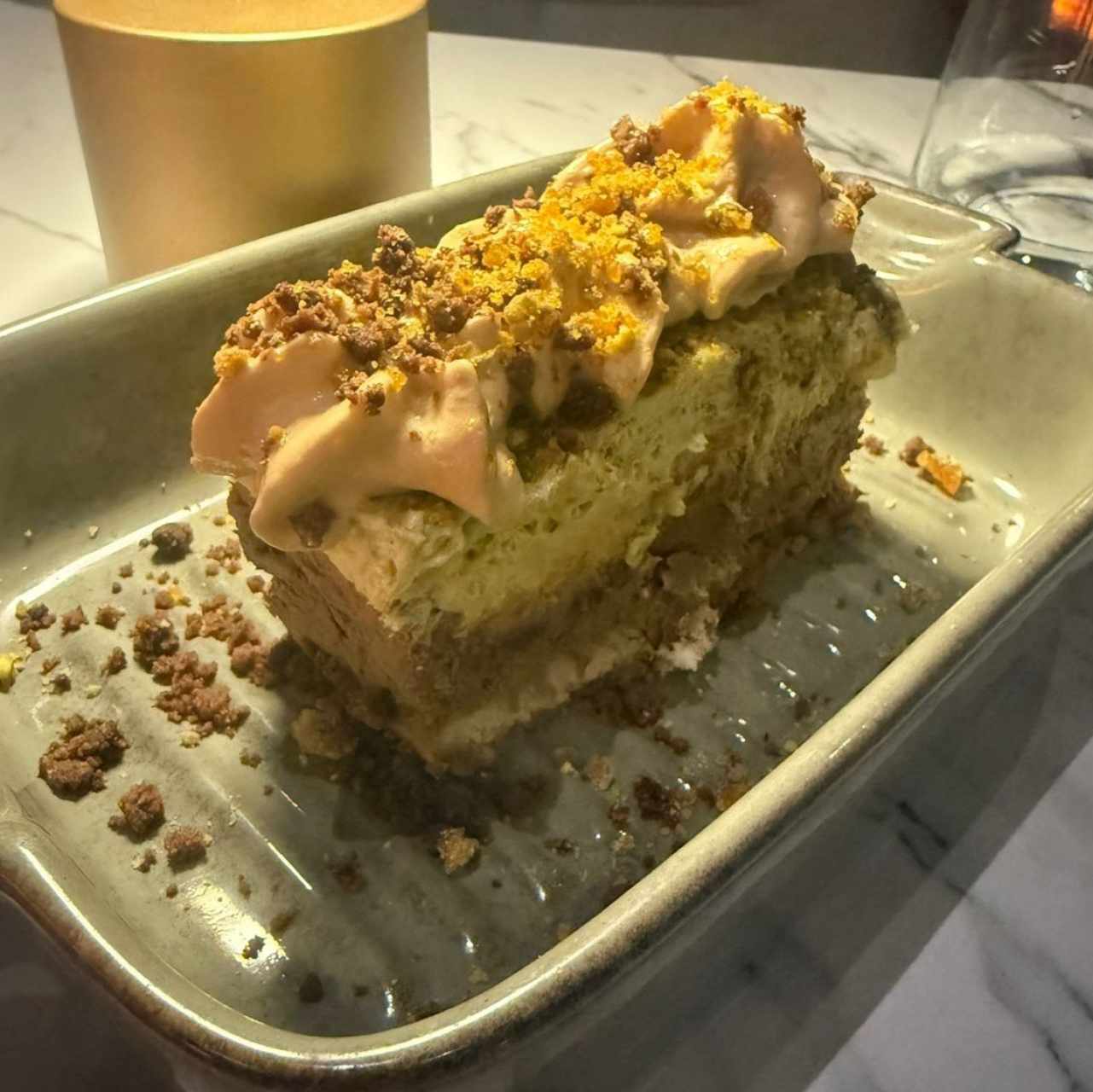 Postres - Tiramisú de Pistacho