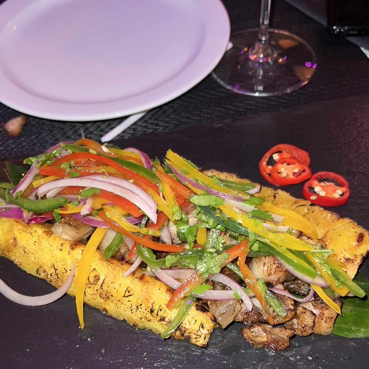 Entradas Calientes - Ceviche de Porkbelly