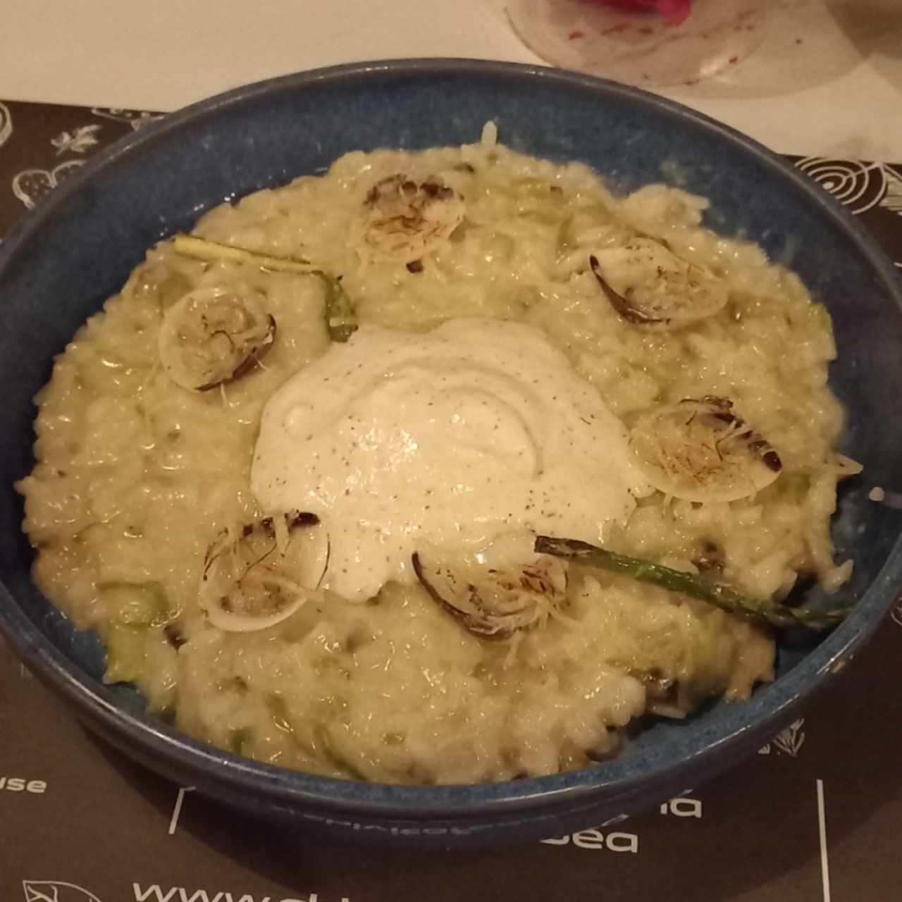 Risotto de almejas