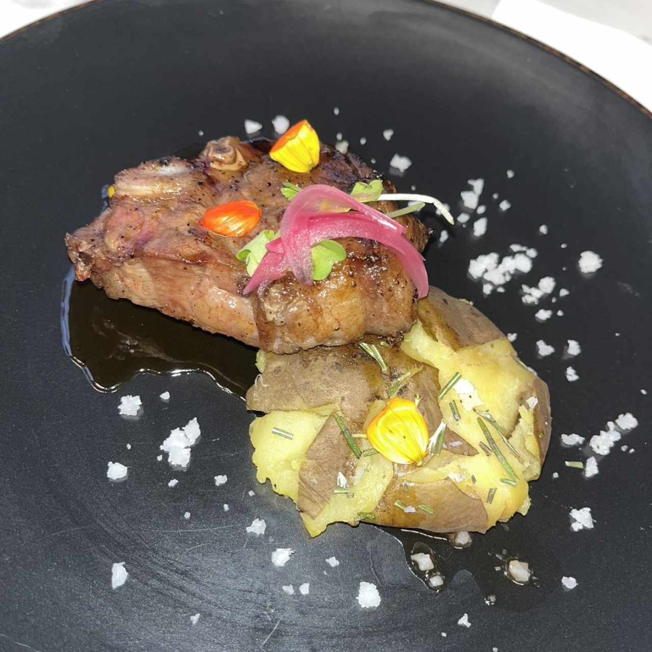 T bone de cordero 