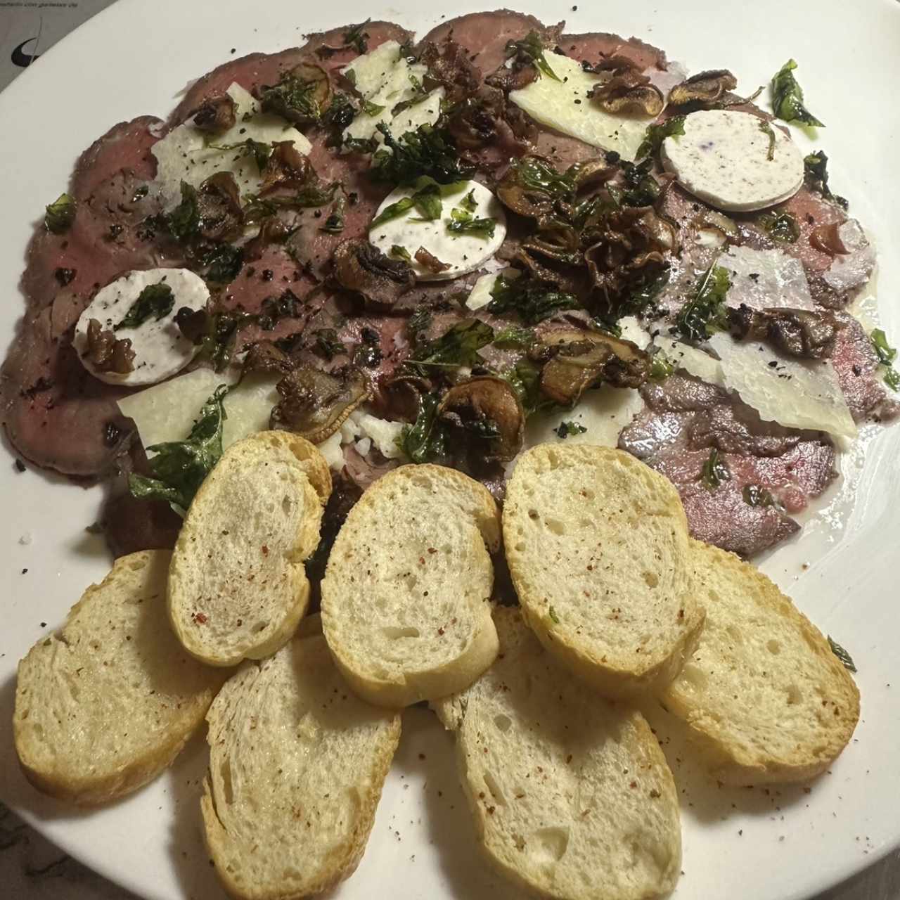 Entradas Frías - Carpaccio Ahumado