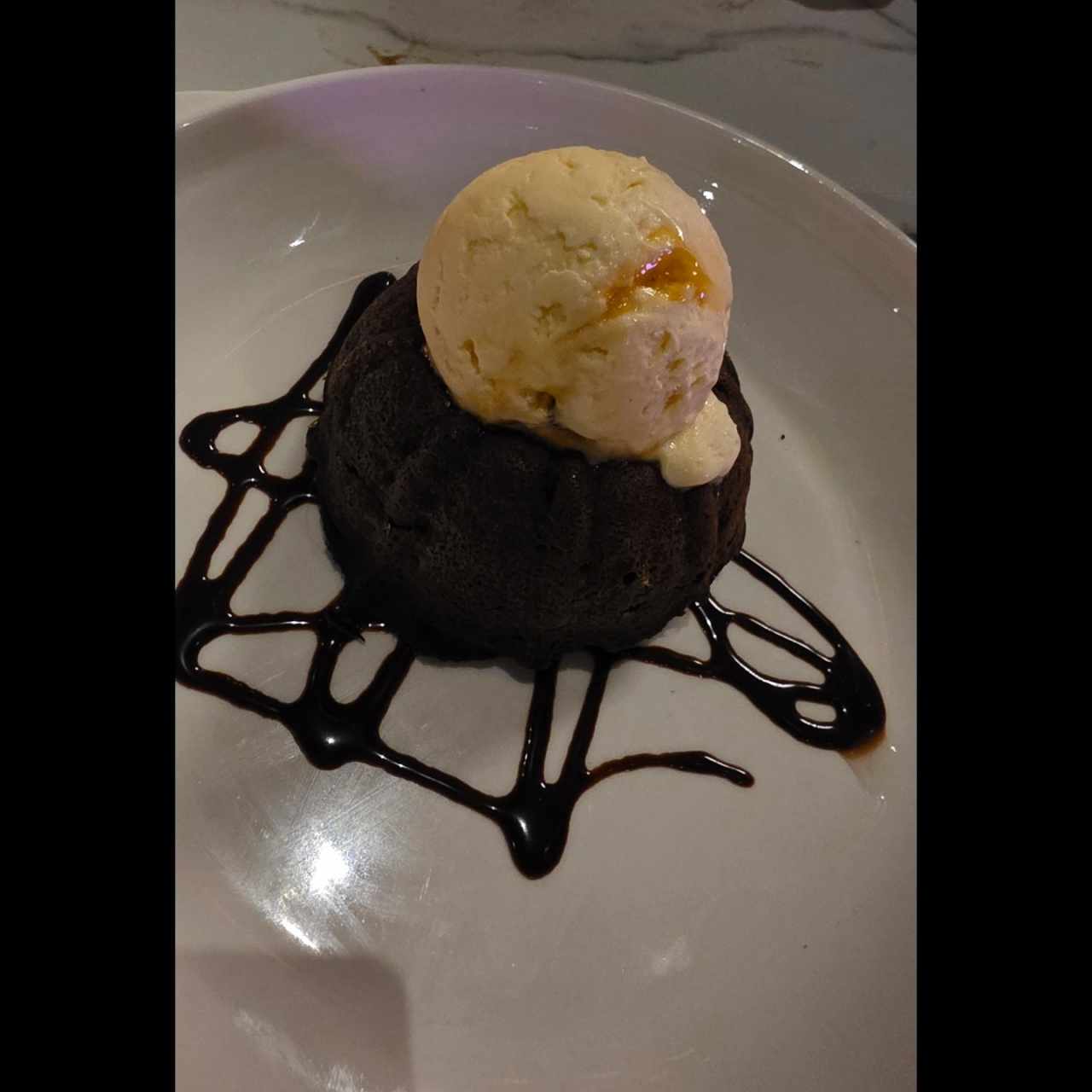 Postres - Volcán de chocolate