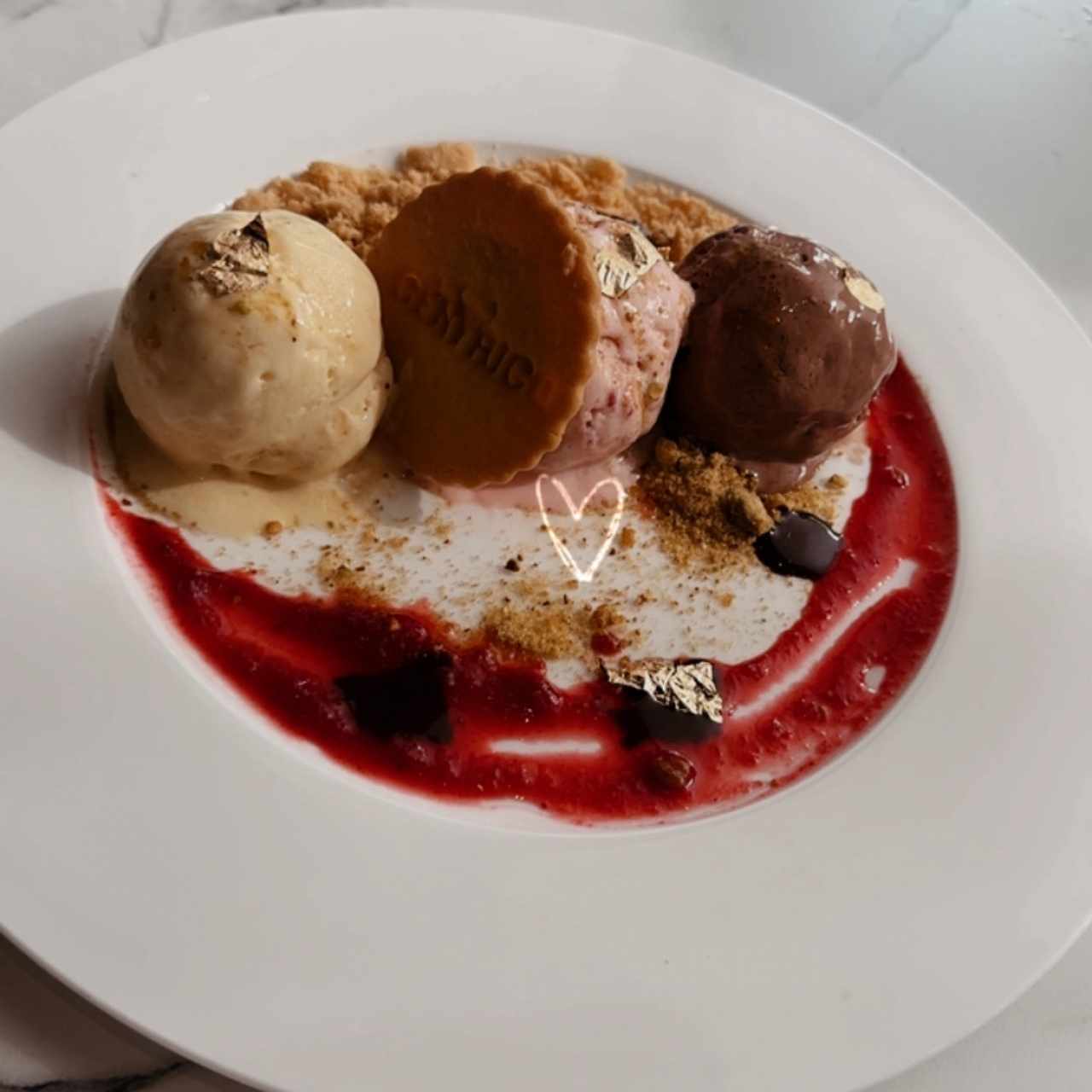Postres - Trio de gelato