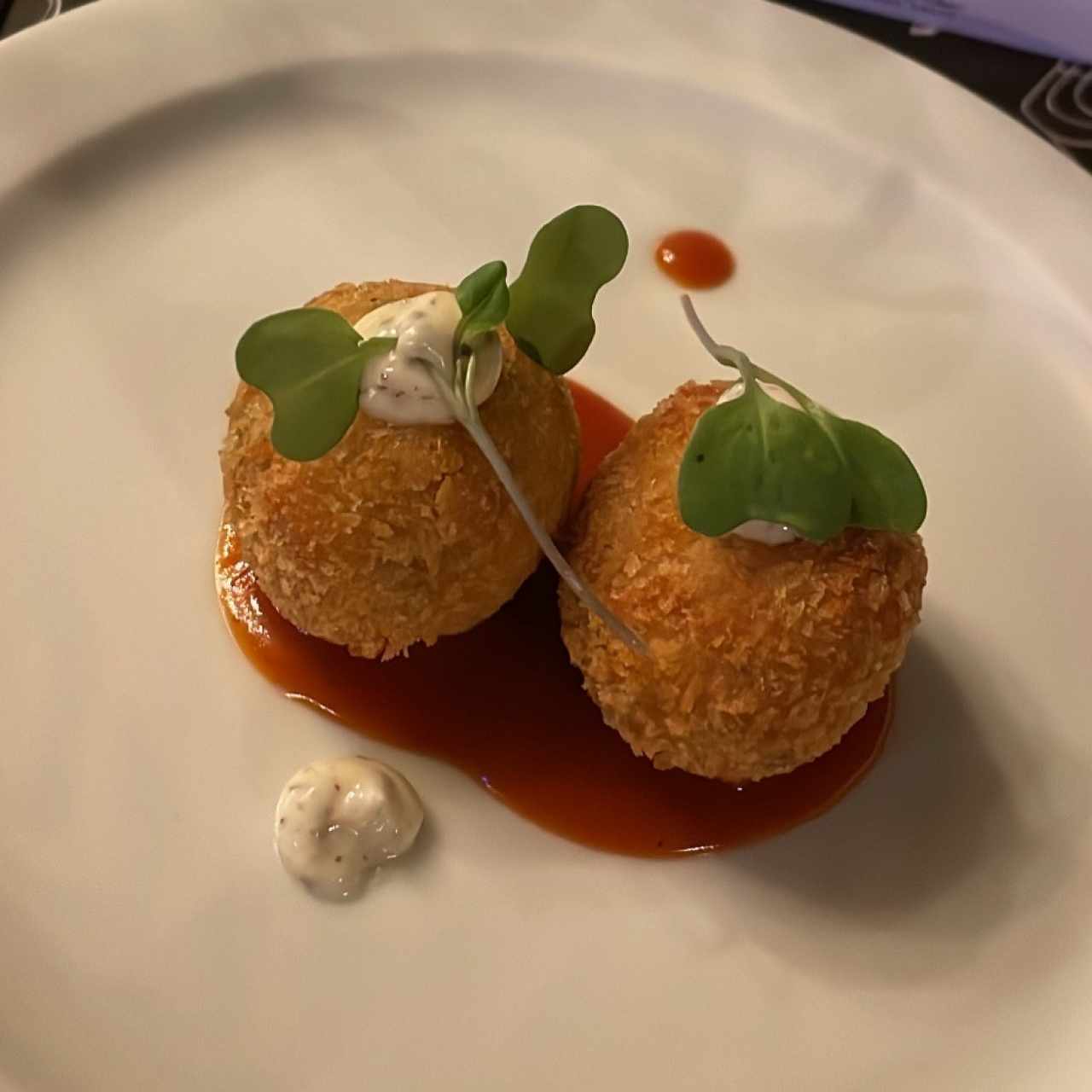 Croquetas de papas bravas