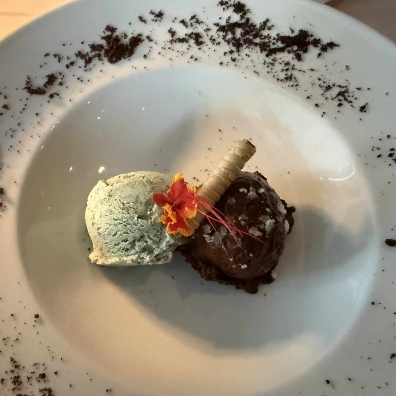 Mousse de chocolate negro