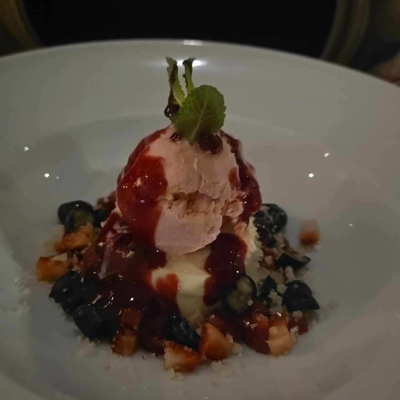 Pana cotta de chocolate blanco