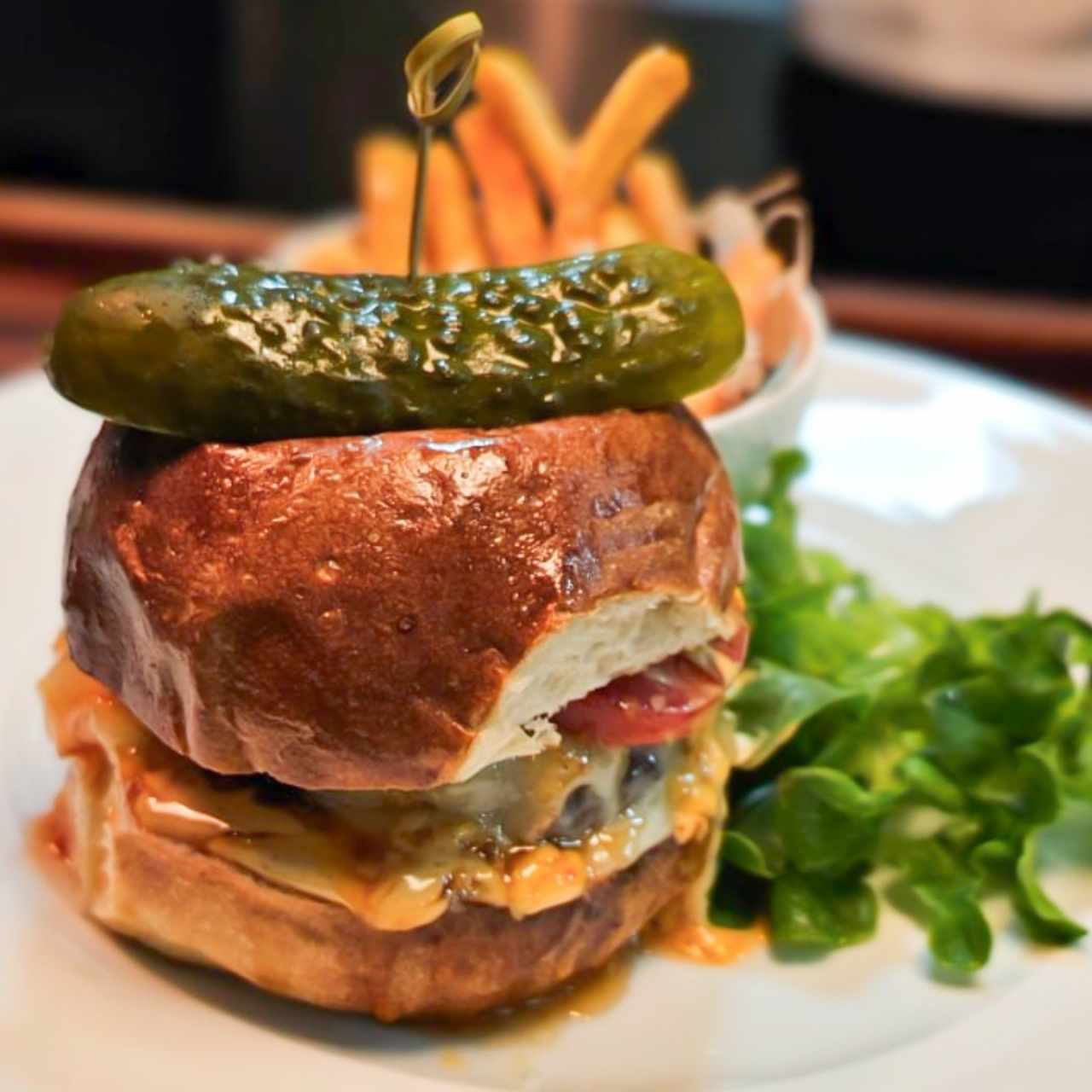 hamburguesa de cordero lechal a la brasa 