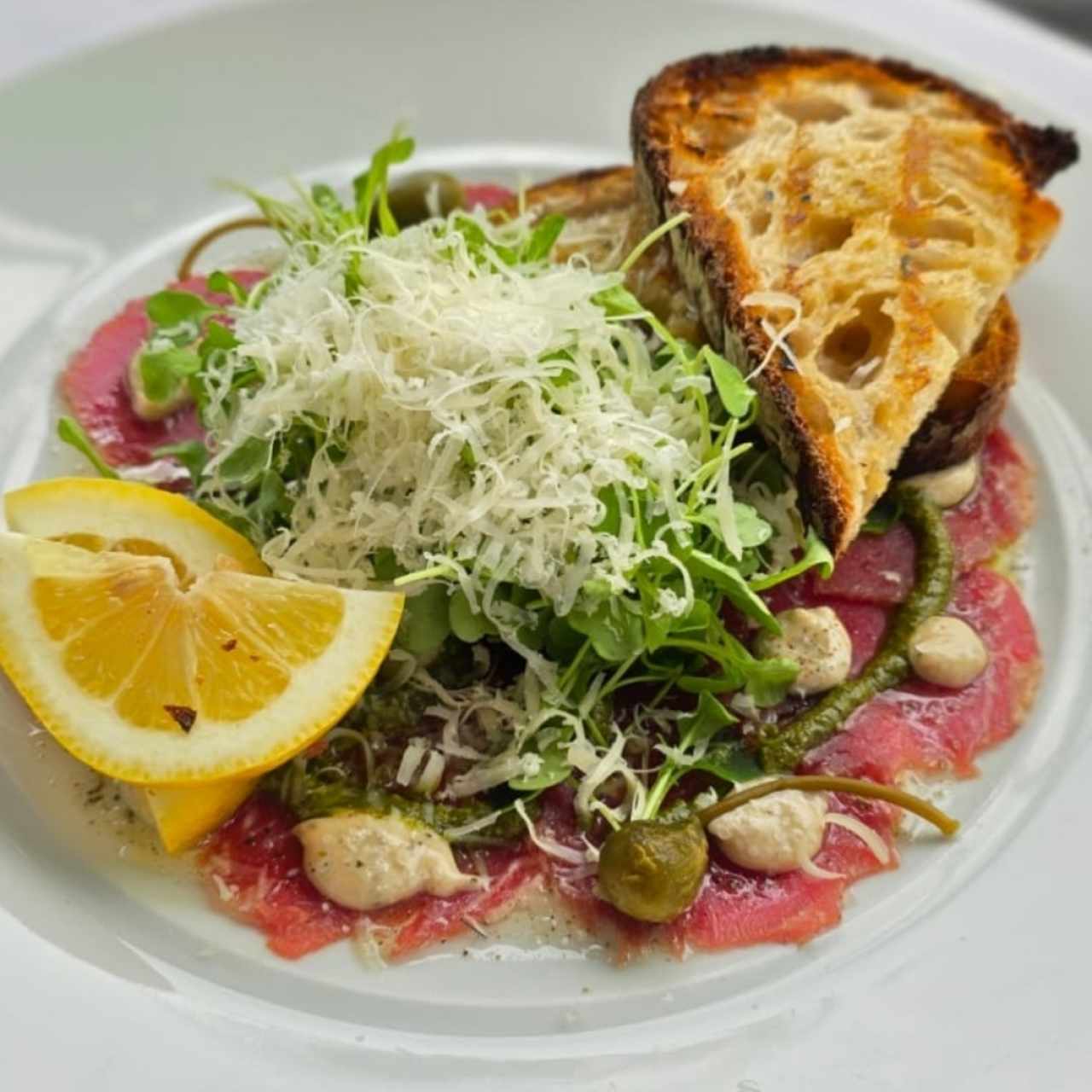 Carpaccio de ternera ahumado