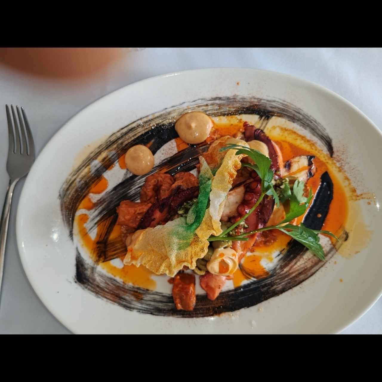 Pulpo del mediterráneo al grill