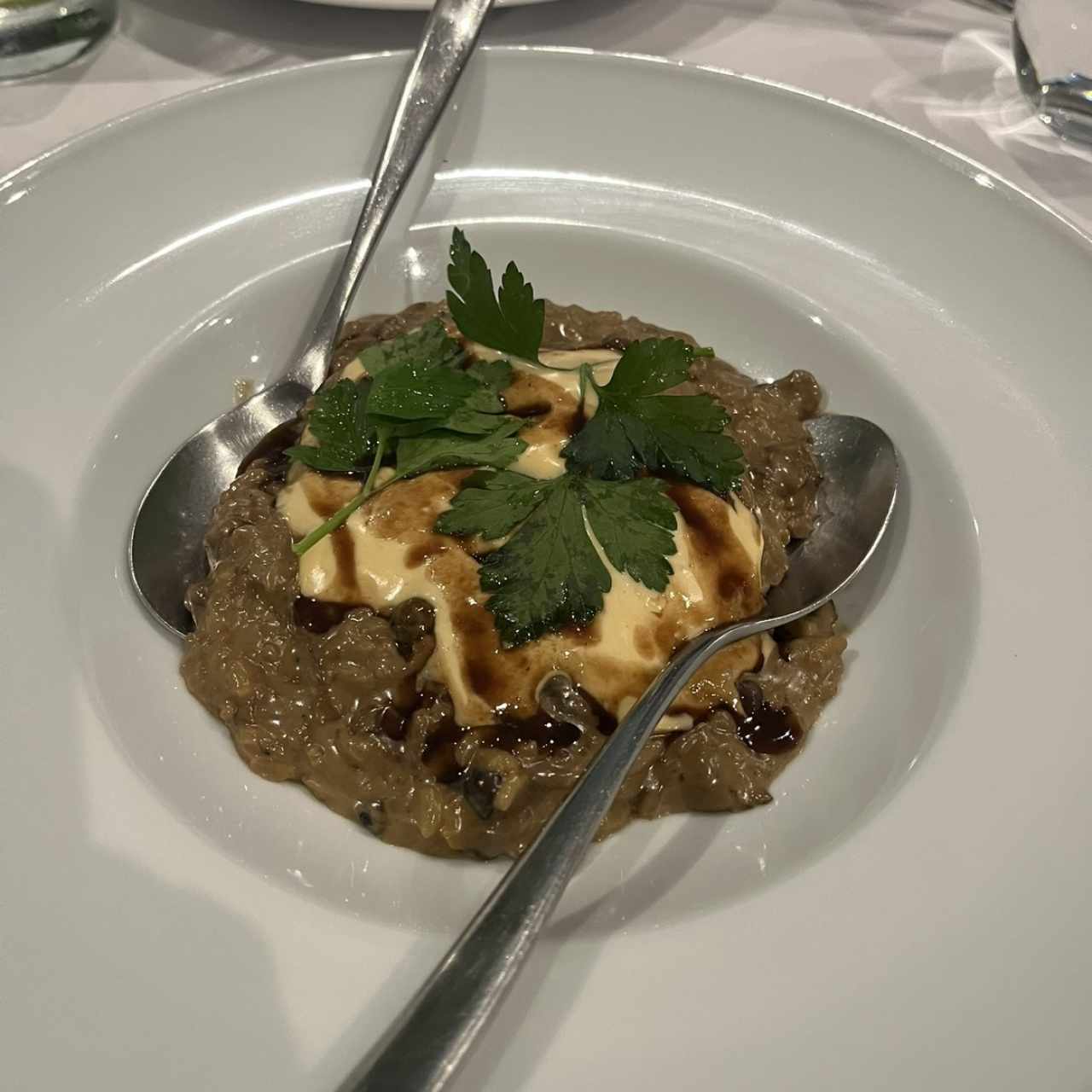 Risotto con mezcla de setas