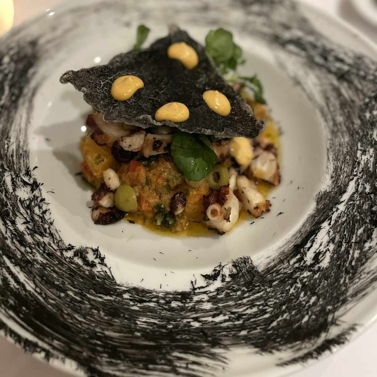 Pulpo a la brasa