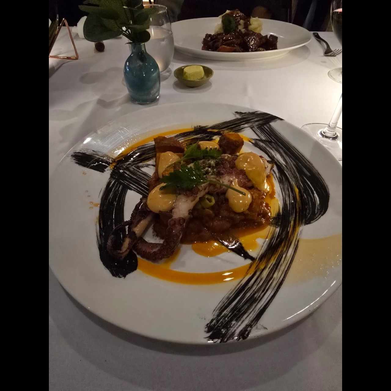Pulpo del mediterráneo al grill