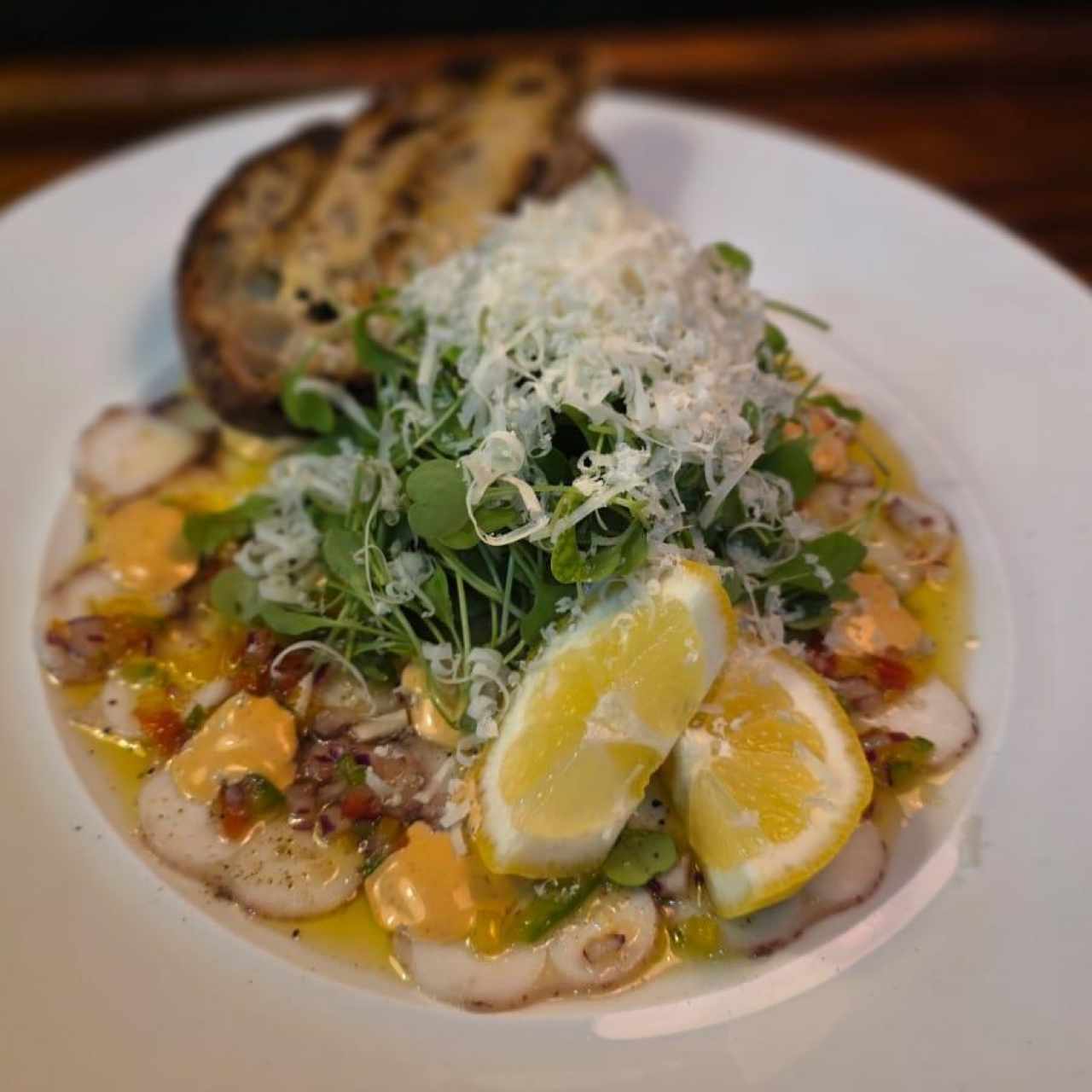 Carpaccio de pulpo