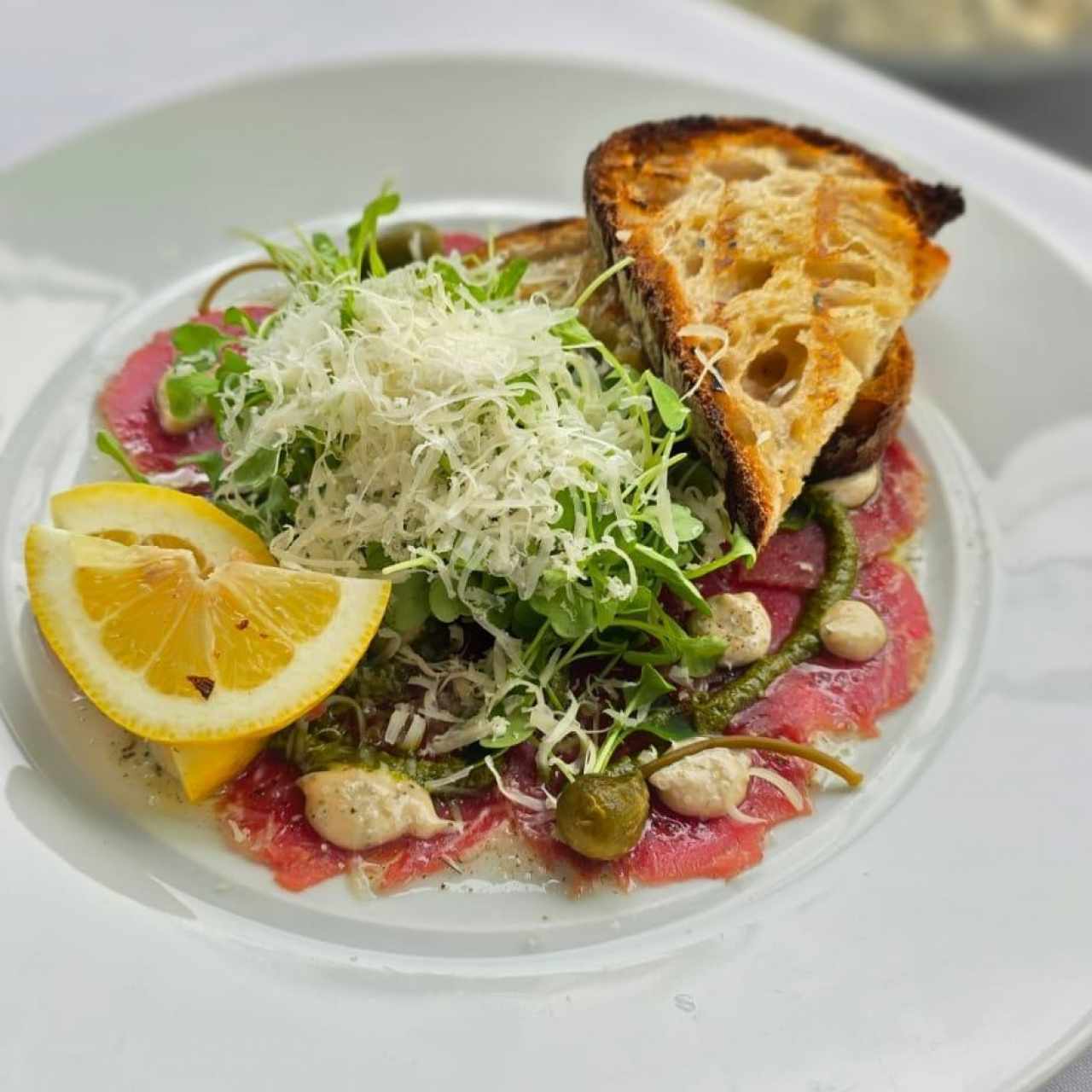 Carpaccio de ternera ahumado