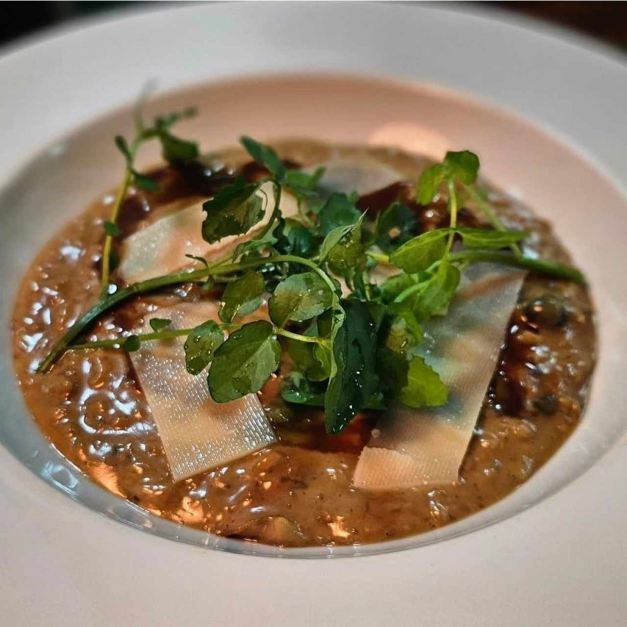 Risotto con mezcla de setas