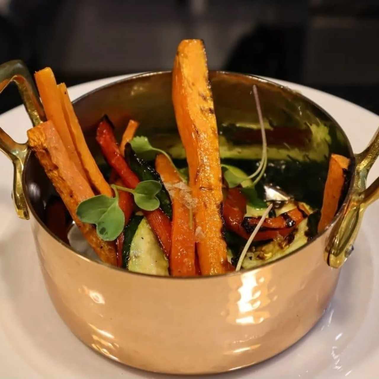 Vegetales a la brasa