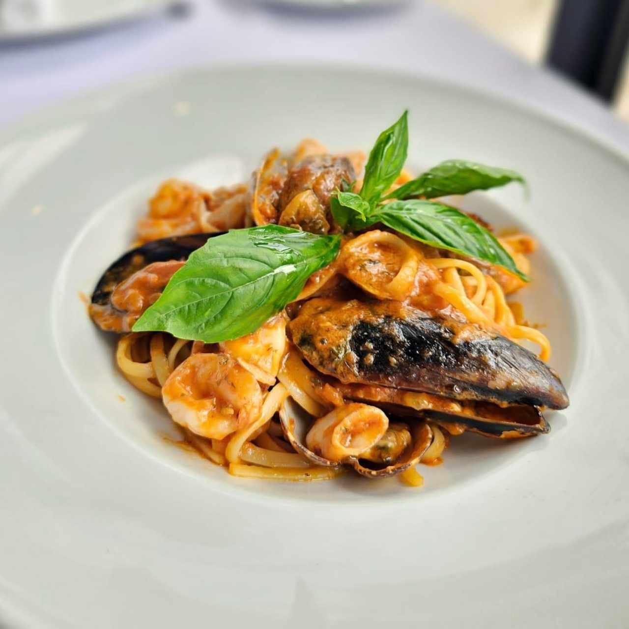 Nuestra pasta con frutos del mar