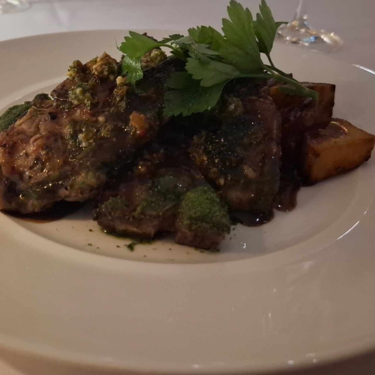 Media pieza de Lamb rack