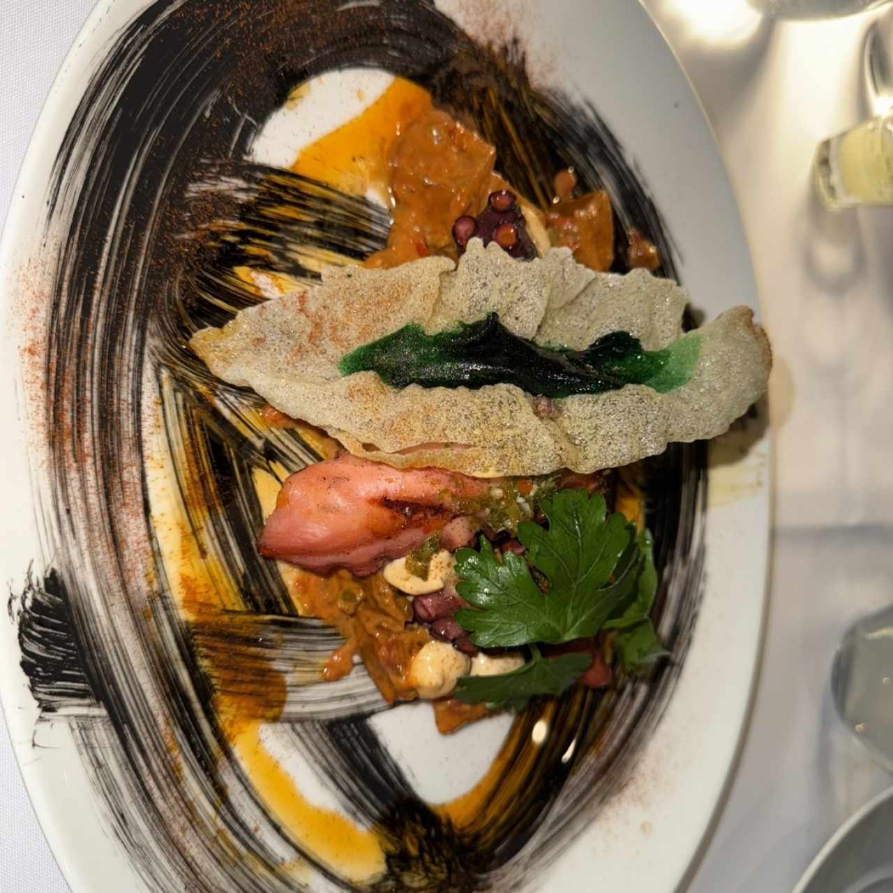 Pulpo del mediterráneo al grill