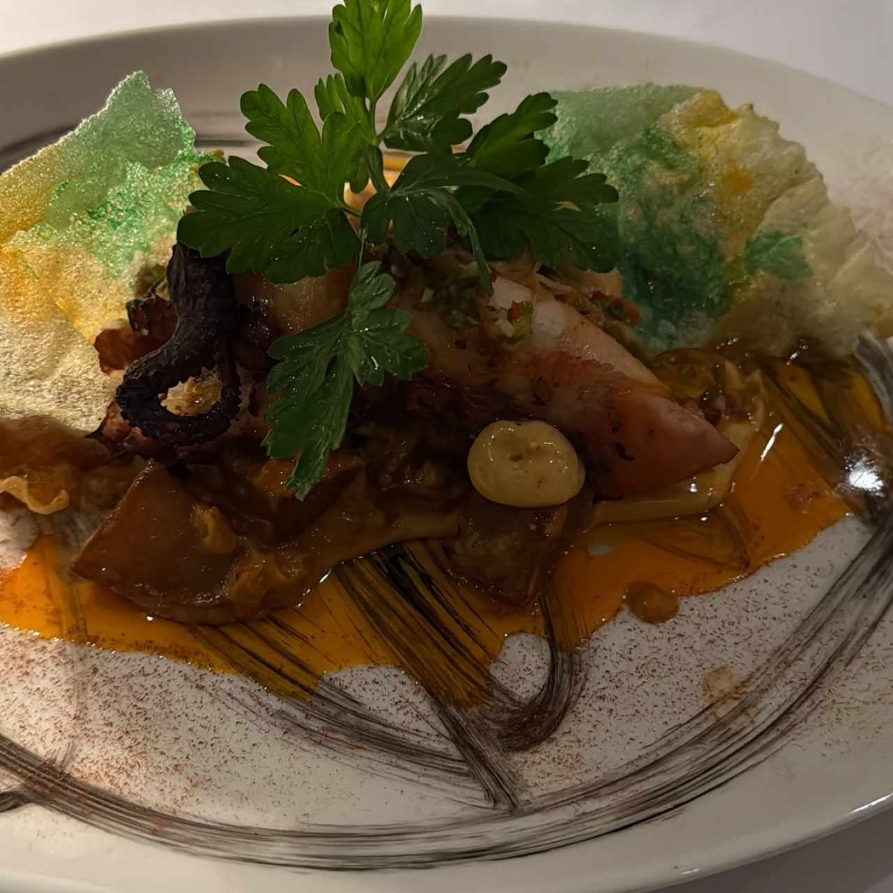 Pulpo del mediterráneo al grill