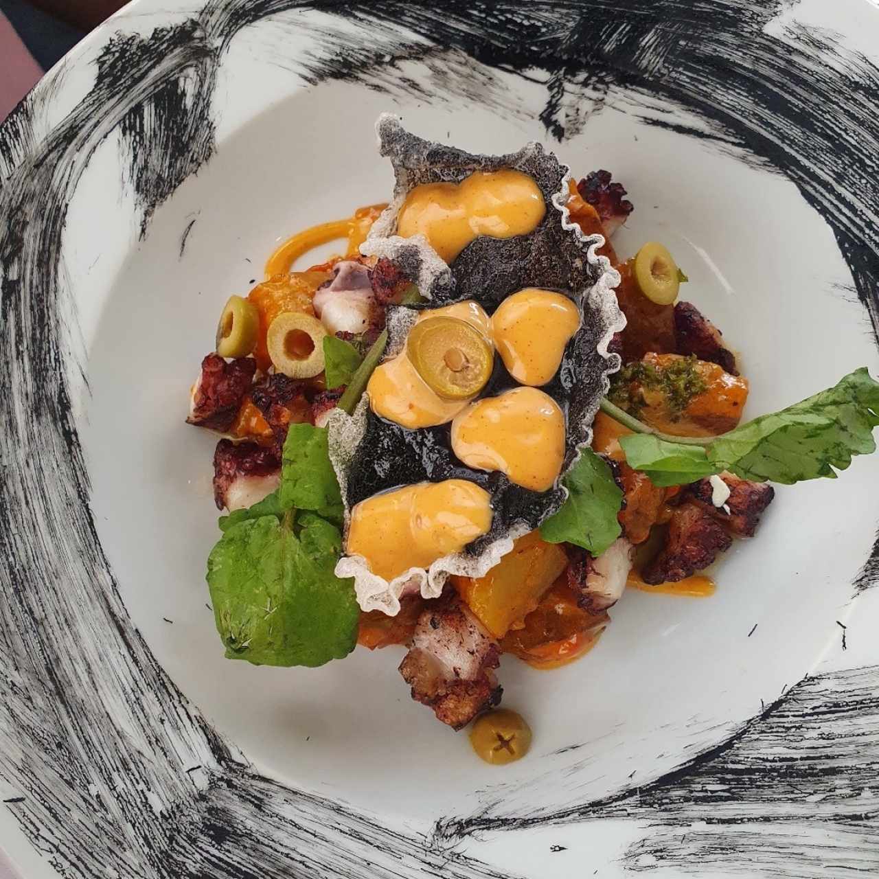 Pulpo del mediterráneo al grill