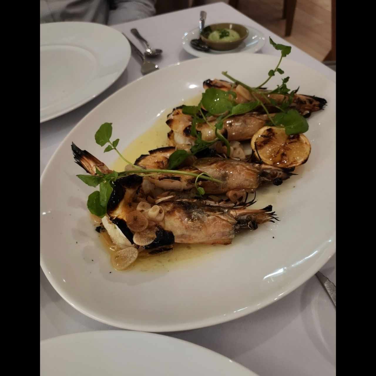 Langostinos jumbo a la brasa