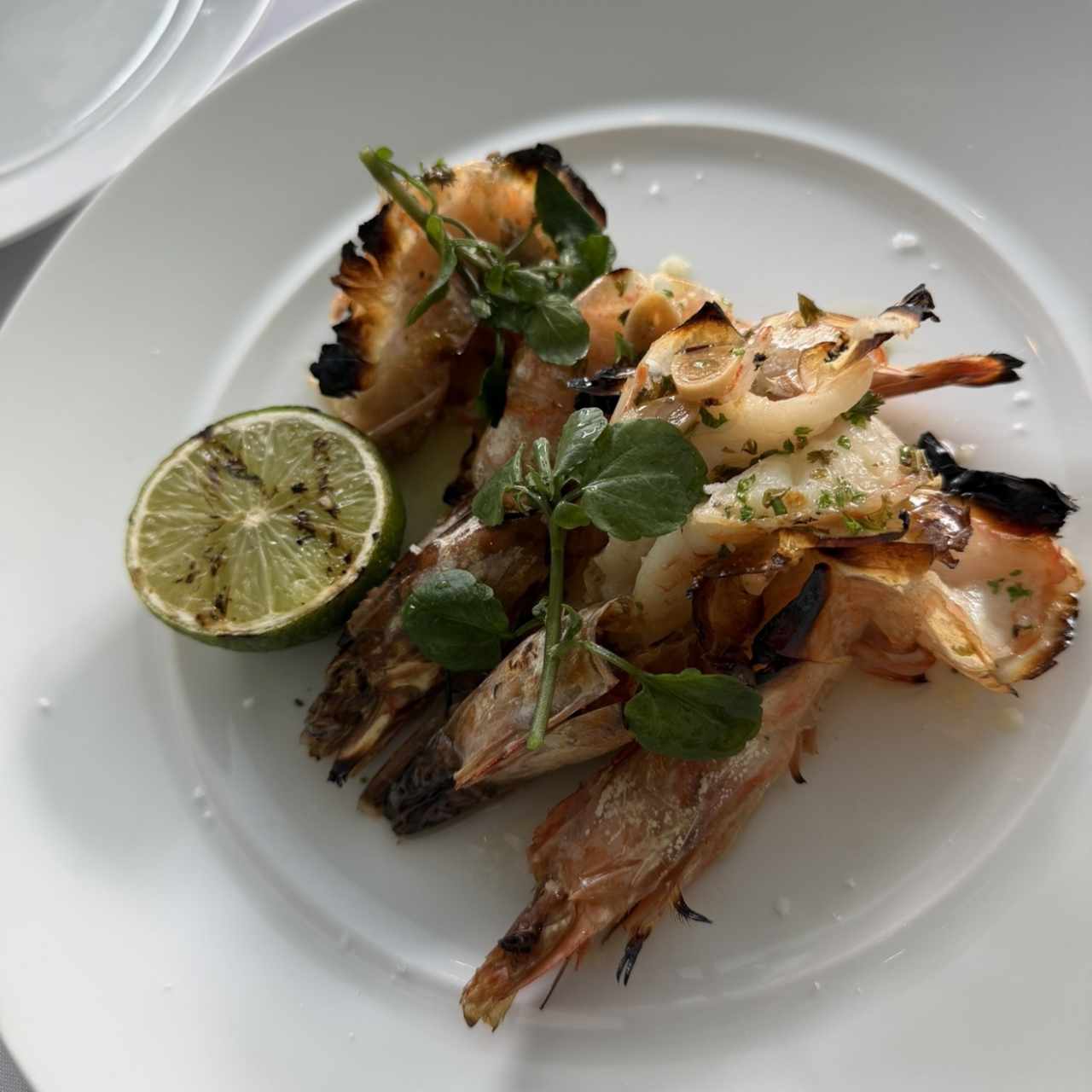 Langostinos jumbo a la brasa