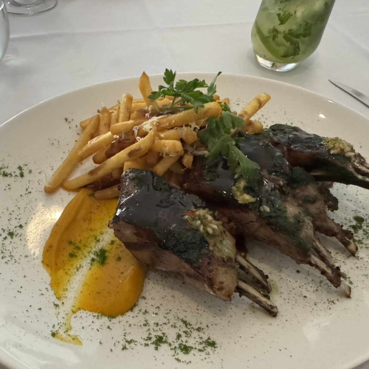 Lamb rack pieza completa
