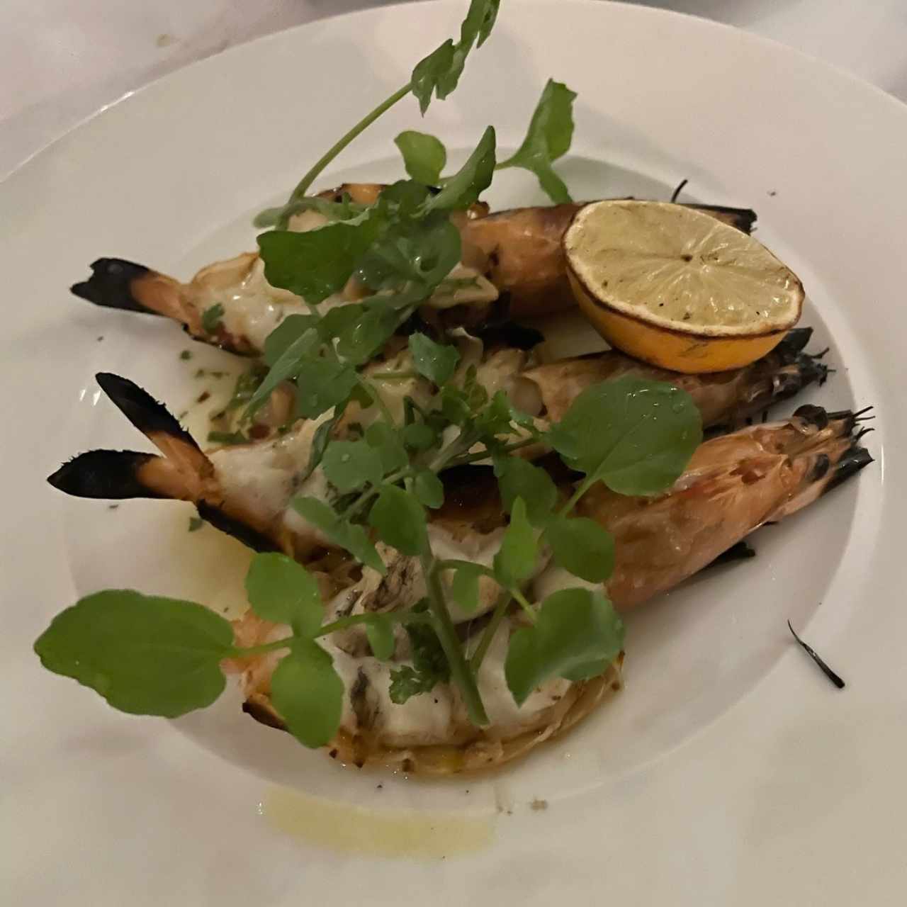 Langostinos a la brasa