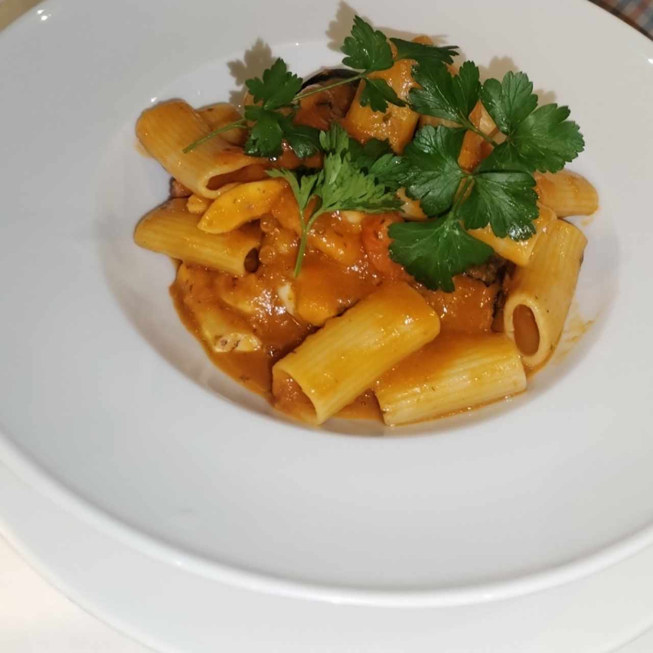 Nuestra pasta con frutos del mar