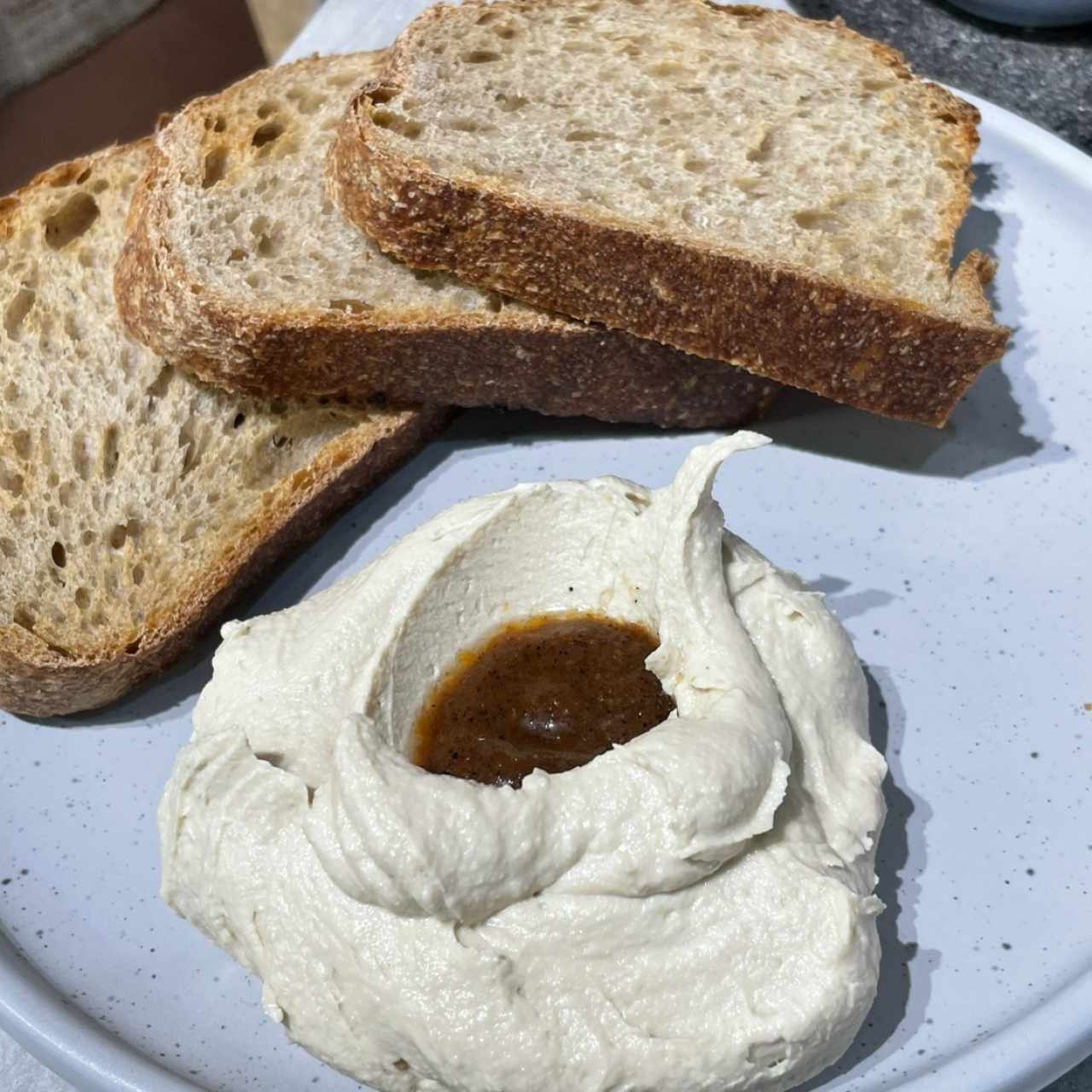 Traditional Mouse Sourdough half bread served with an option Of