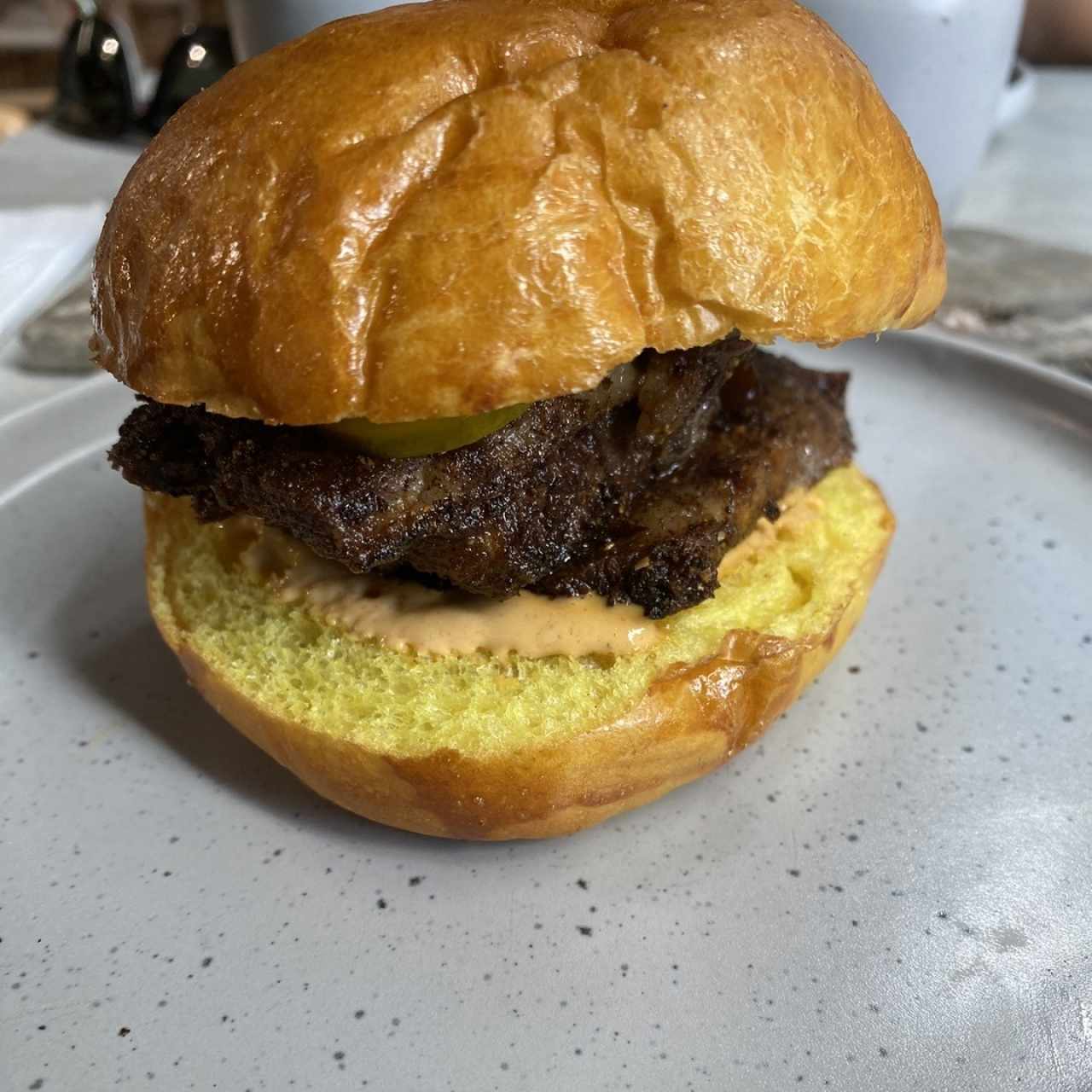 Coffe Smoked Brisket Sandwich