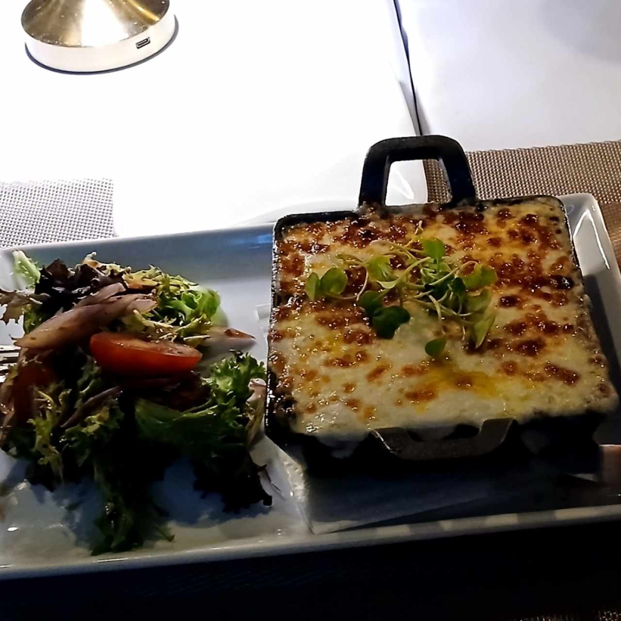 Menú Vegetariano - Lasagna de Vegetales