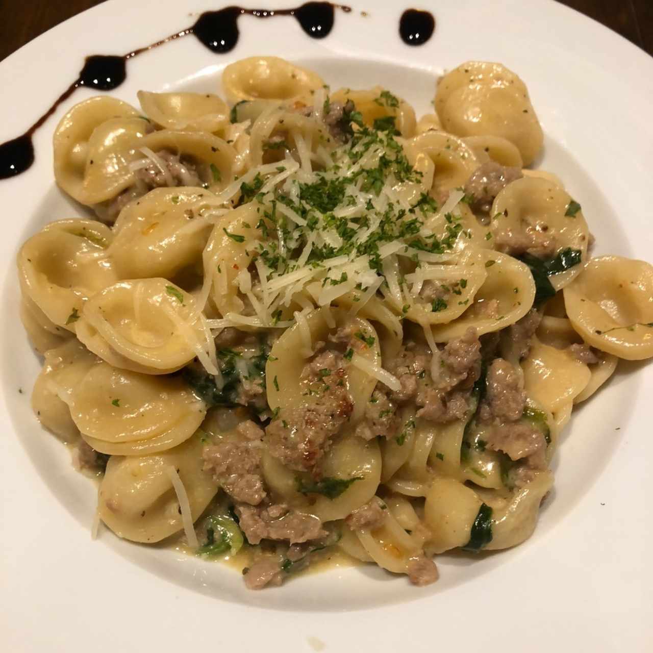 Sausage orecchiette 