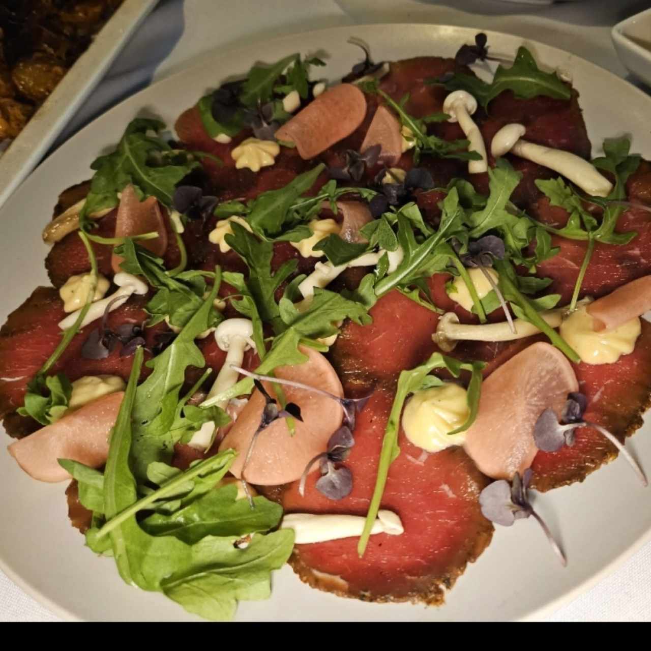 Entradas - Smoked Carpaccio