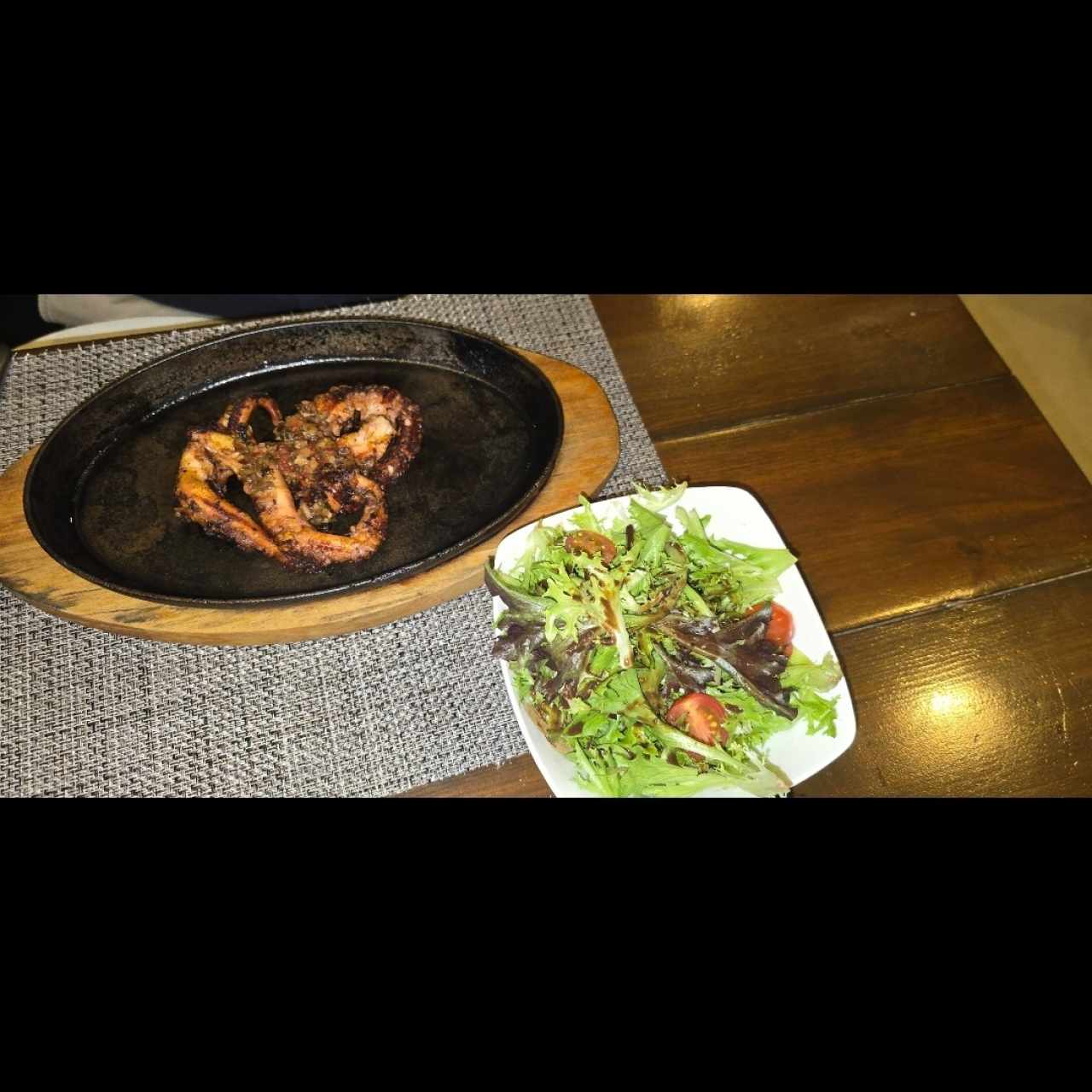 Menú Grill - Pulpo 6oz